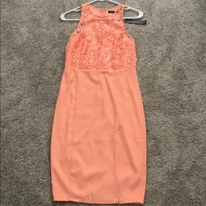 Coral dress